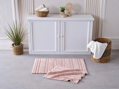 Banyo Paspası Pera Pudra - Pudra - Evdeco