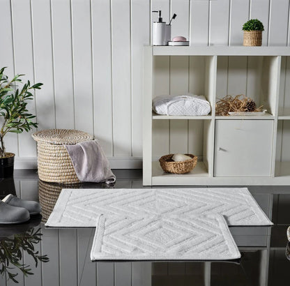 Banyo Paspası Zena Krem - Krem - Evdeco