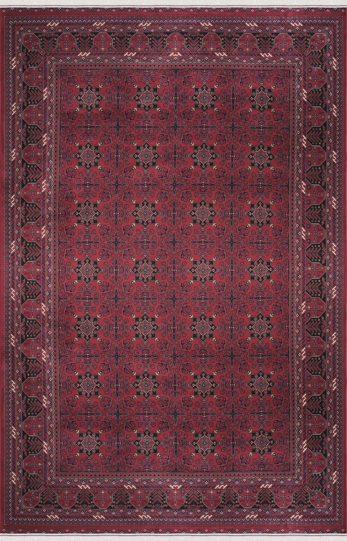 Seka Halı İsfahan 8731İS Bordo - Makine Halısı