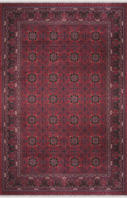 Seka Halı İsfahan 8731İS Bordo - Makine Halısı