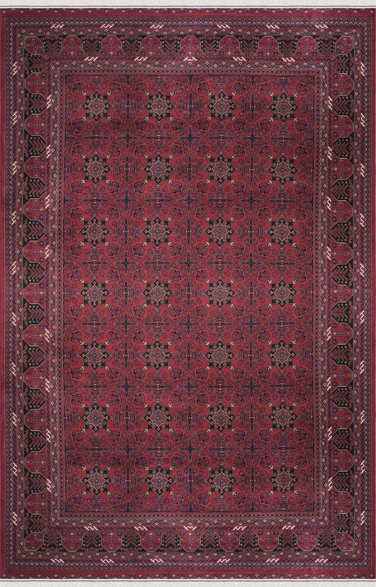 Seka Halı İsfahan 8731İS Bordo - Makine Halısı