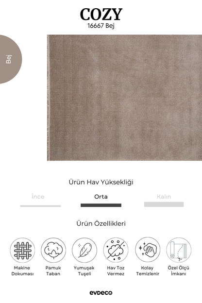 Seka Halı Cozy 16667 Bej Halı
