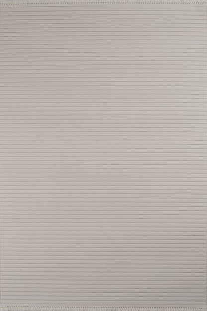 Evdeco Oslo 9213 Krem Yumuşak Tuşeli Modern Kesme Halı