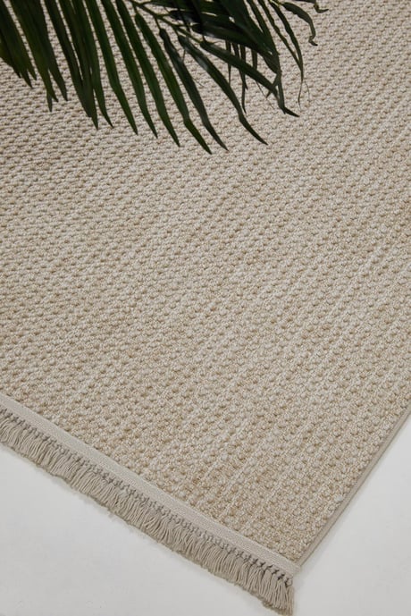 Evdeco Vena 1452 Vizon Yumuşak ve Parlak Tuşeli Kesme Halı