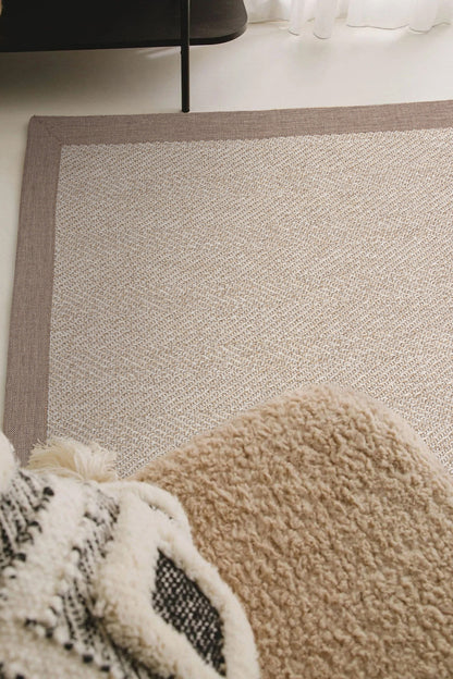 Seka Halı Jutte 03 Krem Doğal Jüt Mutfak Koridor Halısı