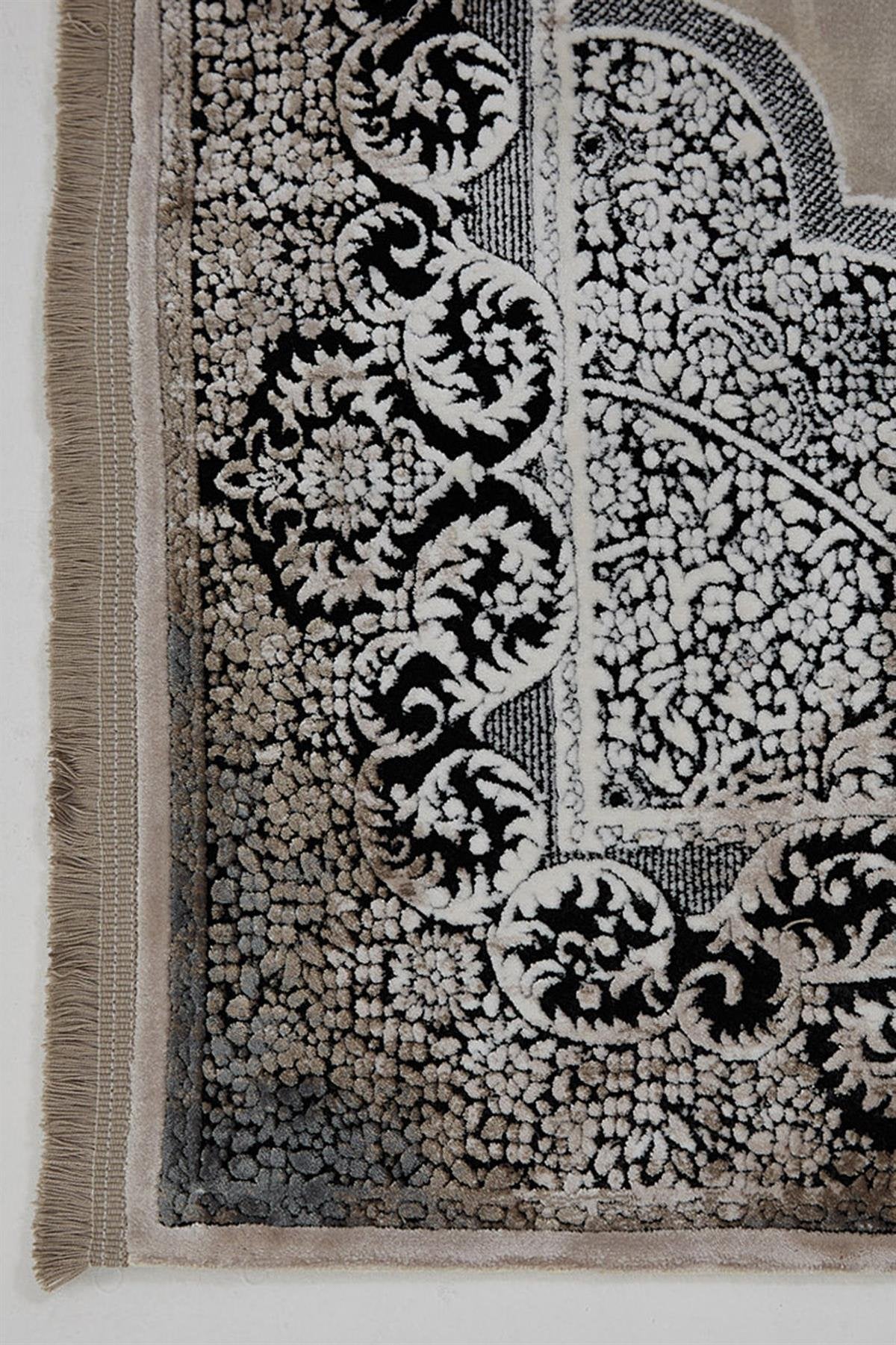 Seka Halı Miras 6804 Gri Siyah Salon Halısı