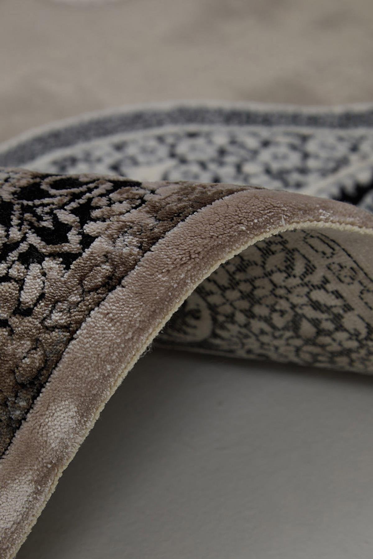 Seka Halı Miras 6804 Gri Siyah Salon Halısı