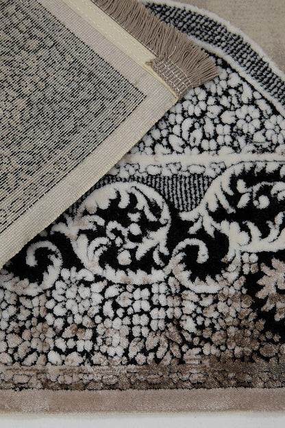 Seka Halı Miras 6804 Gri Siyah Salon Halısı