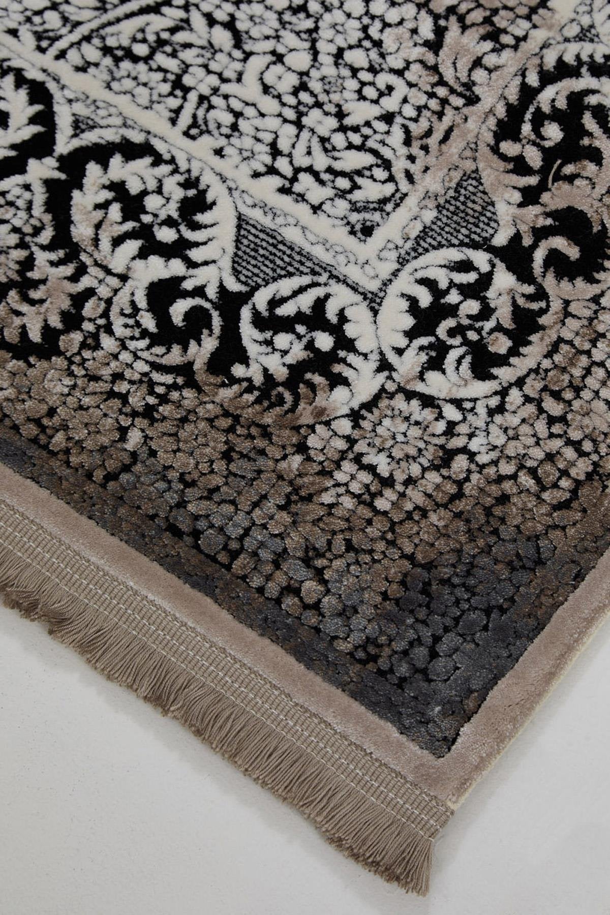 Seka Halı Miras 6804 Gri Siyah Salon Halısı