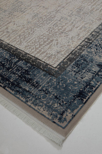 Seka Halı Miras 6809 Gri Mavi Salon Halısı