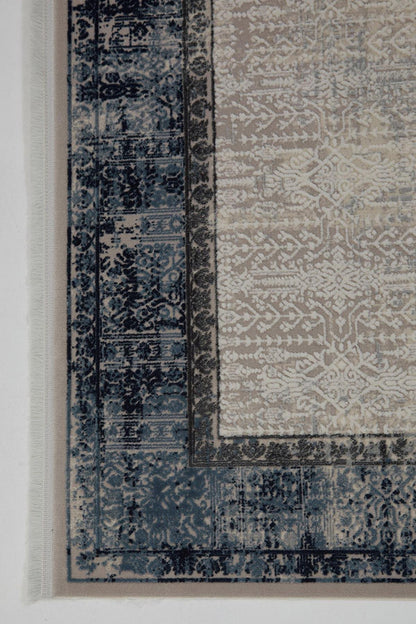 Seka Halı Miras 6809 Gri Mavi Salon Halısı