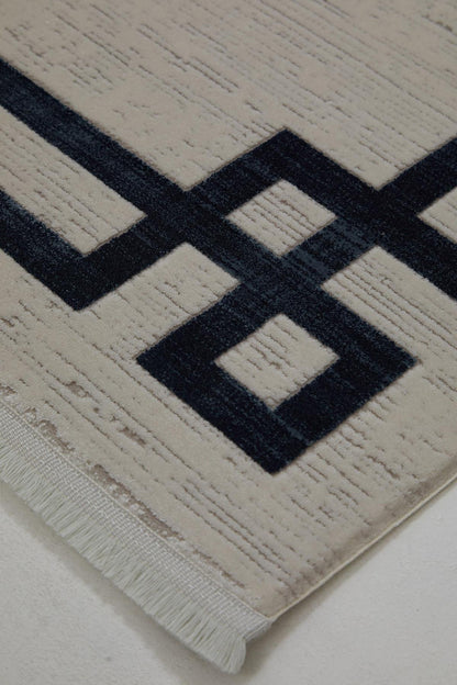 Seka Halı Miras 6810 Gri Mavi Salon Halısı