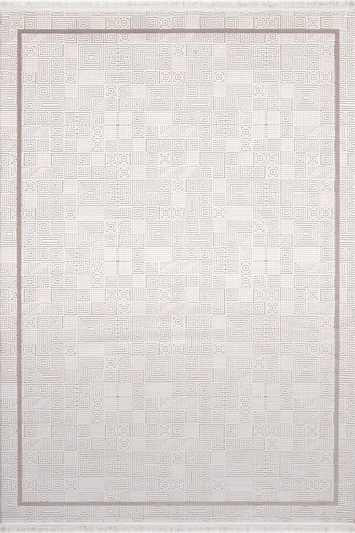 Evdeco Miras 6812 Kahverengi Salon Halısı