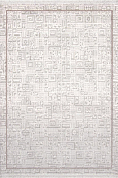 Evdeco Miras 6812 Kahverengi Salon Halısı