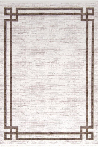 Evdeco Miras 6813 Kahverengi Salon Halısı