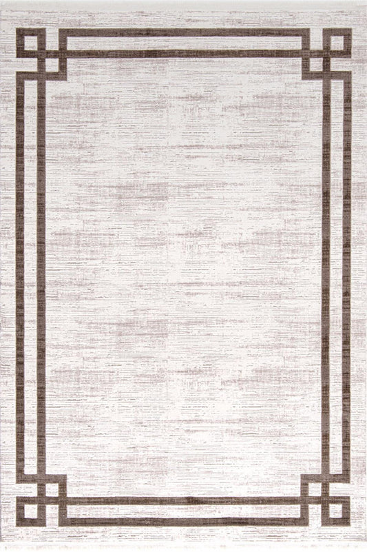 Evdeco Miras 6813 Kahverengi Salon Halısı