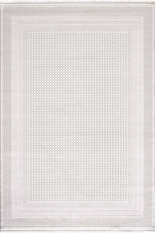 Evdeco Miras 6818 Beyaz Salon Halısı