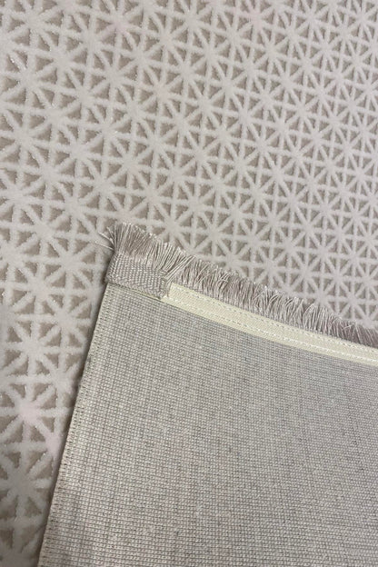 Evdeco Miras 6818 Beyaz Salon Halısı