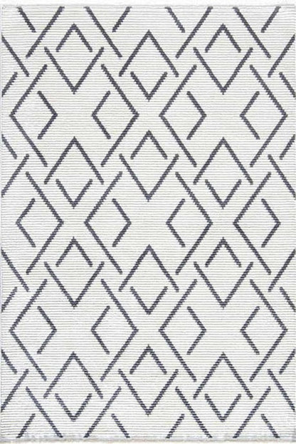 Seka Halı Violet 3609 Krem Yumuşak Dokulu Modern Salon Halısı