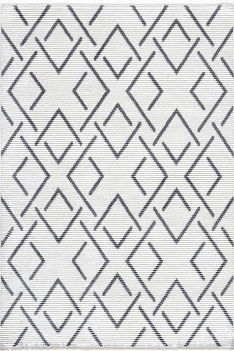 Seka Halı Violet 3609 Krem Yumuşak Dokulu Modern Salon Halısı