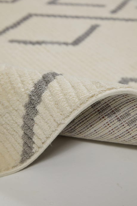 Seka Halı Violet 3609 Krem Yumuşak Dokulu Modern Salon Halısı