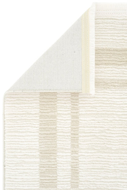 Evdeco Aden 8602 Krem Yumuşak Dokulu Salon Halısı - Krem - Evdeco