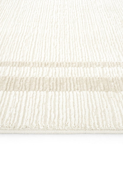 Evdeco Aden 8602 Krem Yumuşak Dokulu Salon Halısı - Krem - Evdeco