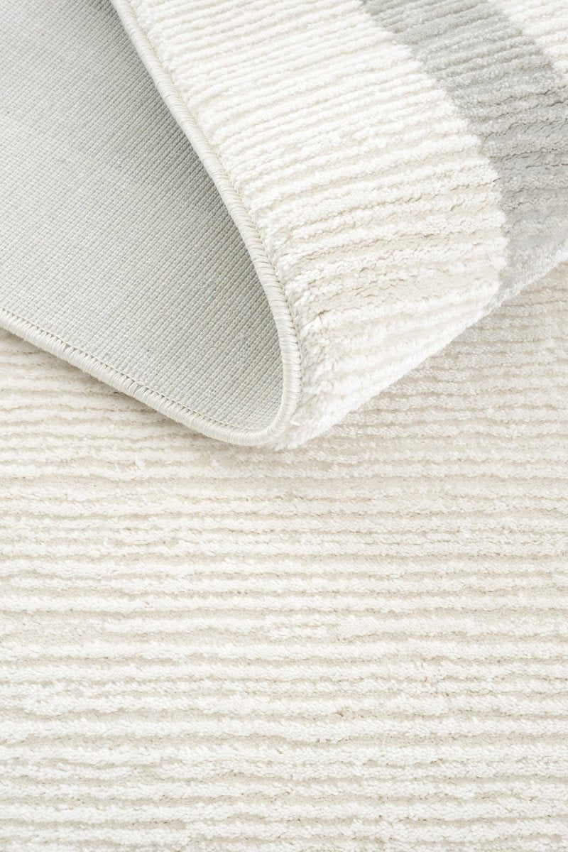 Evdeco Aden 8603 Krem Yumuşak Dokulu Salon Halısı - Krem - Evdeco