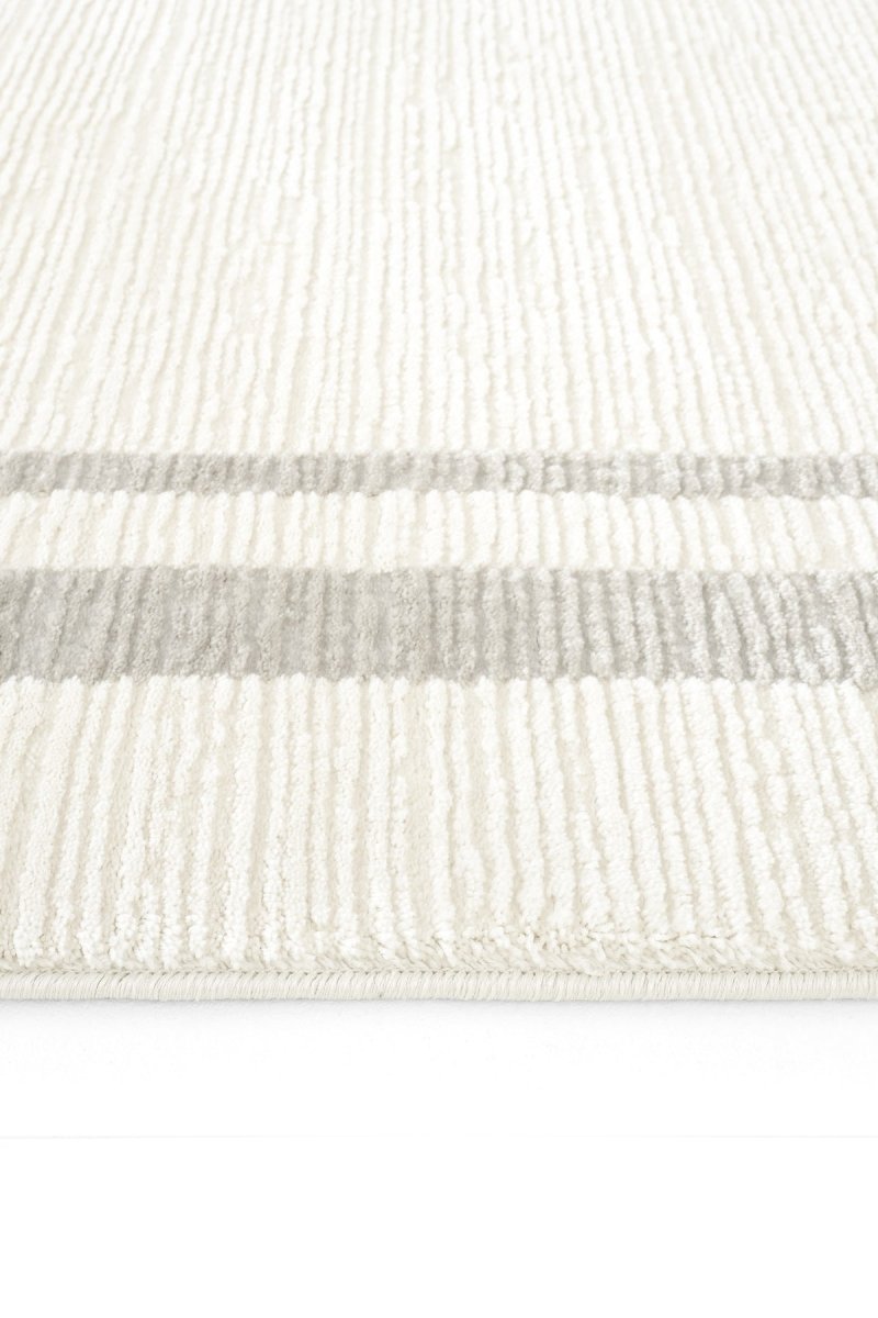 Evdeco Aden 8603 Krem Yumuşak Dokulu Salon Halısı - Krem - Evdeco