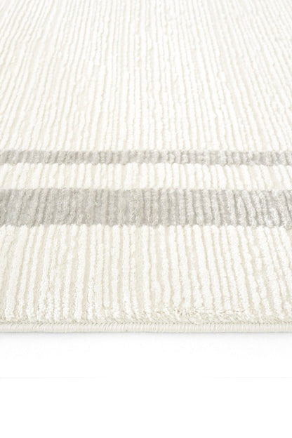 Evdeco Aden 8603 Krem Yumuşak Dokulu Salon Halısı - Krem - Evdeco