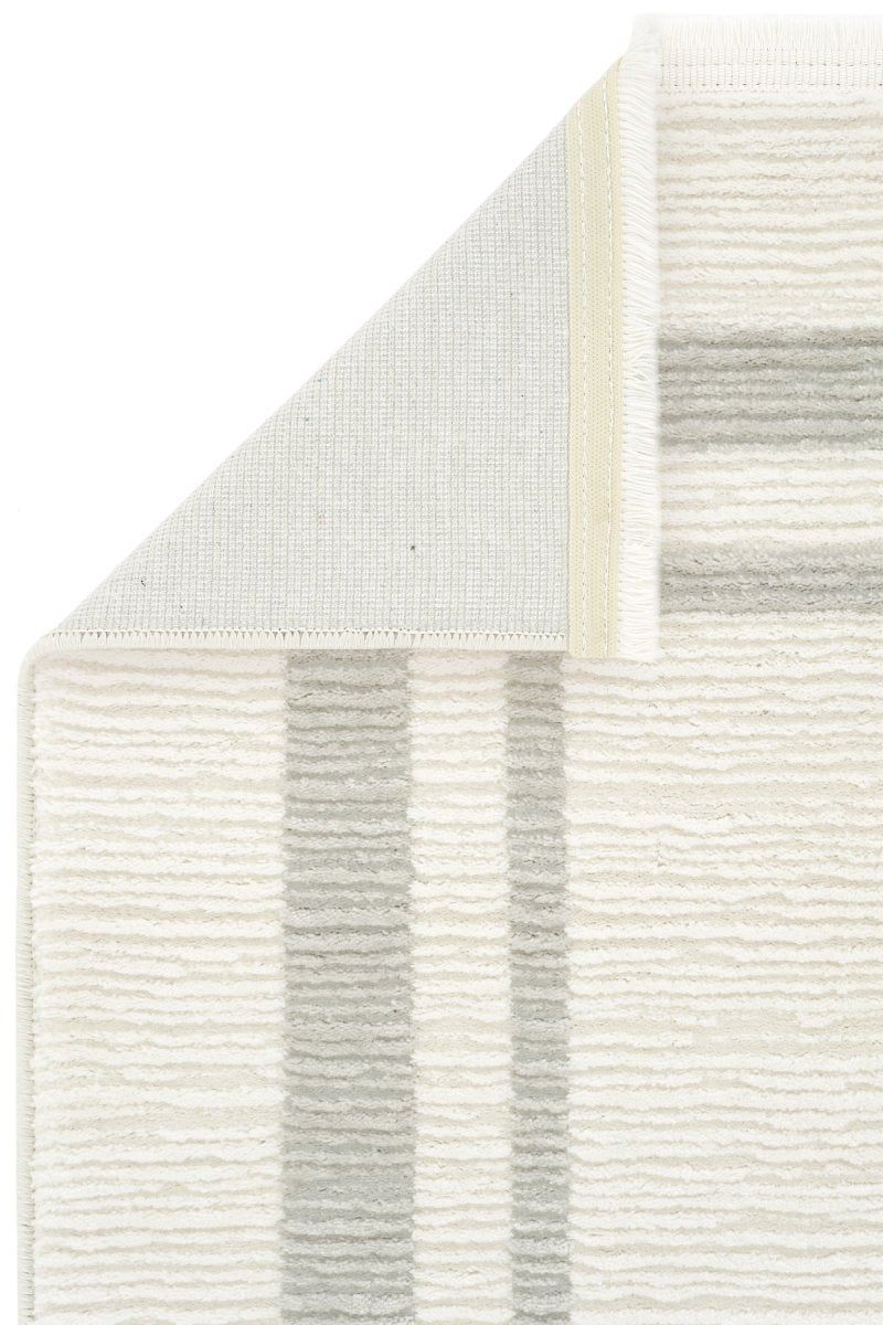 Evdeco Aden 8603 Krem Yumuşak Dokulu Salon Halısı - Krem - Evdeco