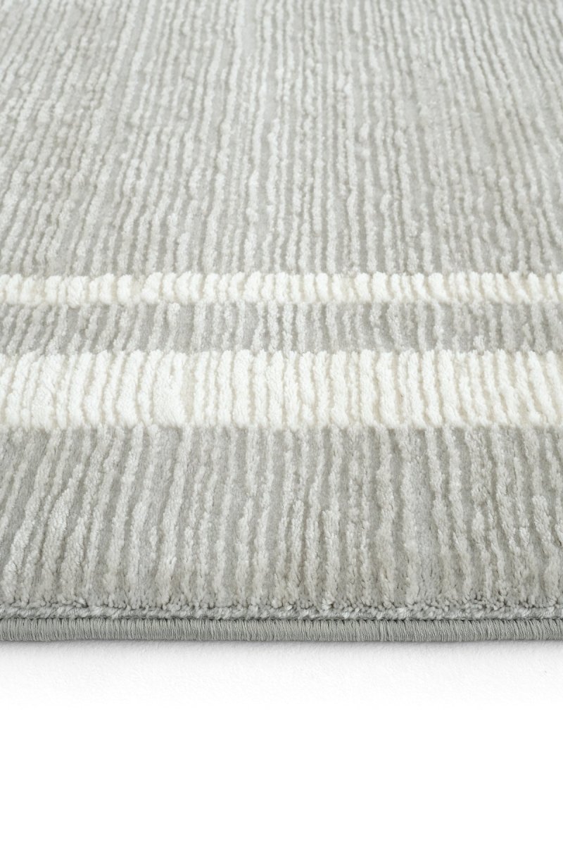 Evdeco Aden 8605 Gri Yumuşak Dokulu Salon Halısı - Gri - Evdeco