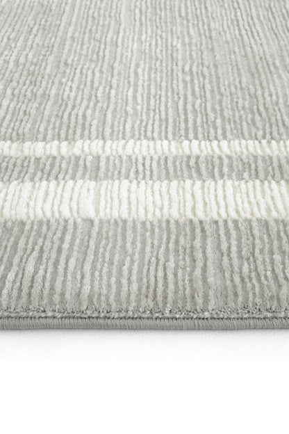 Evdeco Aden 8605 Gri Yumuşak Dokulu Salon Halısı - Gri - Evdeco