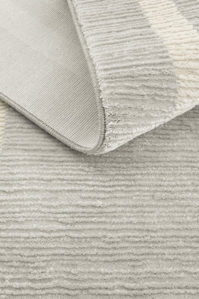 Evdeco Aden 8605 Gri Yumuşak Dokulu Salon Halısı - Gri - Evdeco