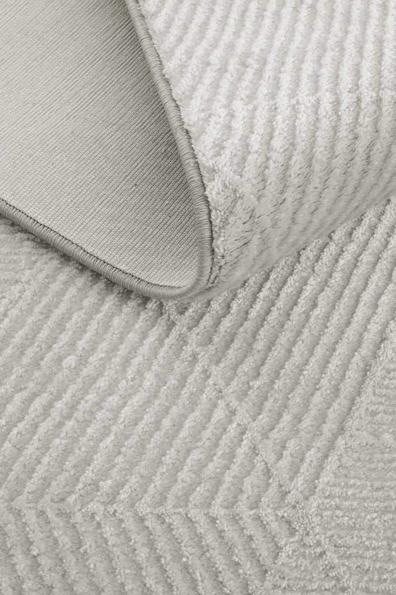 Evdeco Aden 8606 Gri Yumuşak Dokulu Salon Halısı - Gri - Evdeco