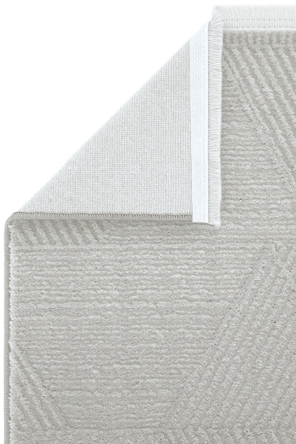 Evdeco Aden 8606 Gri Yumuşak Dokulu Salon Halısı - Gri - Evdeco