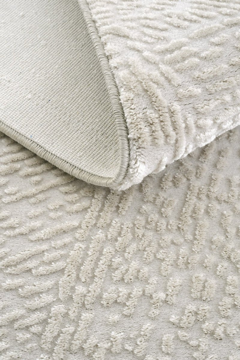 Evdeco Aden 8607 Gri Yumuşak Dokulu Salon Halısı - Gri - Evdeco