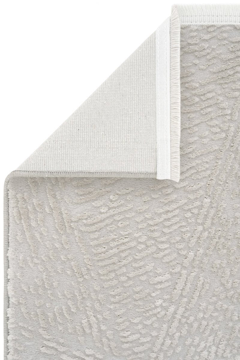 Evdeco Aden 8607 Gri Yumuşak Dokulu Salon Halısı - Gri - Evdeco