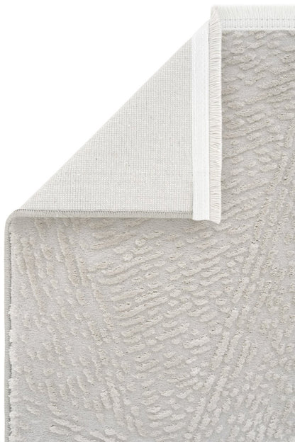 Evdeco Aden 8607 Gri Yumuşak Dokulu Salon Halısı - Gri - Evdeco