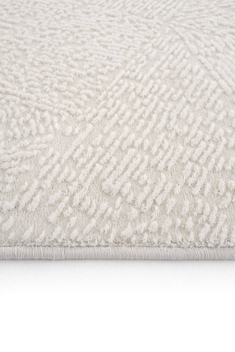 Evdeco Aden 8608 Krem Yumuşak Dokulu Salon Halısı - Krem - Evdeco