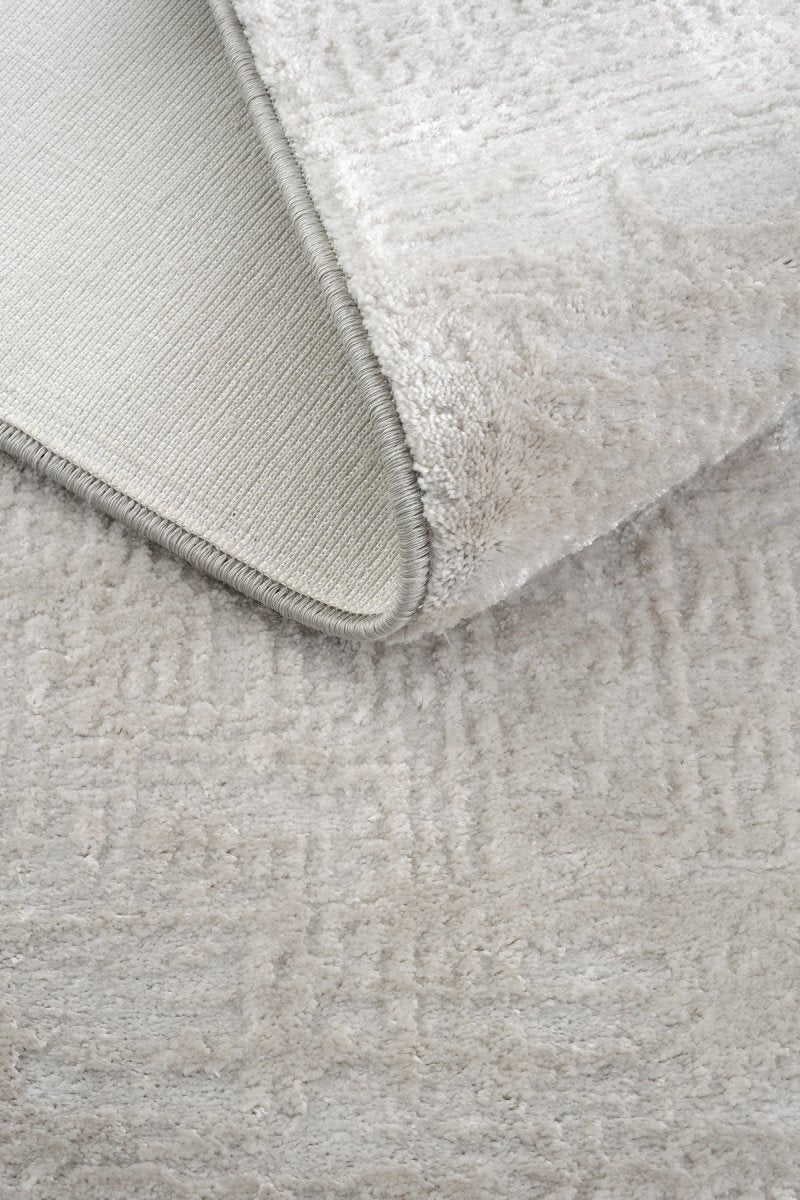 Evdeco Aden 8609 Gri Yumuşak Dokulu Salon Halısı - Gri - Evdeco