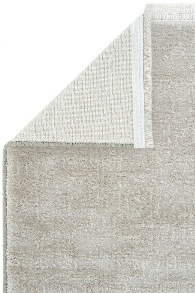 Evdeco Aden 8609 Gri Yumuşak Dokulu Salon Halısı - Gri - Evdeco