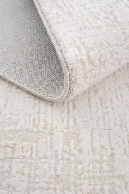 Evdeco Aden 8610 Krem Yumuşak Dokulu Salon Halısı - Krem - Evdeco