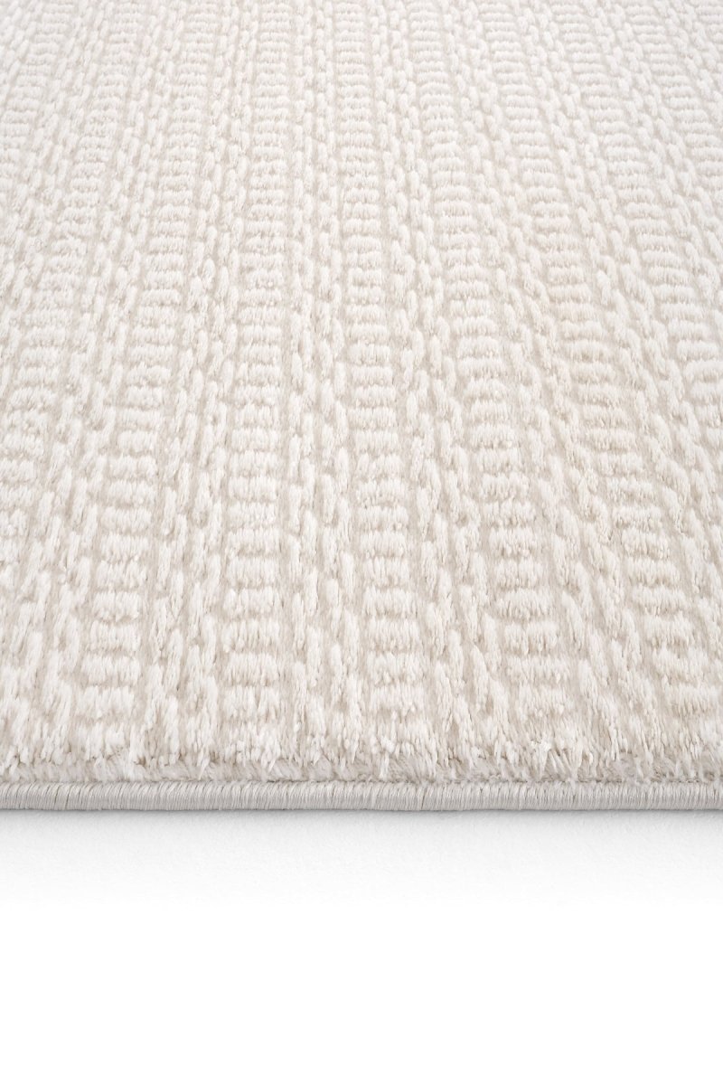 Evdeco Aden 8611 Krem Yumuşak Dokulu Salon Halısı - Krem - Evdeco