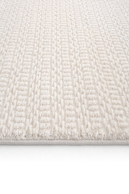 Evdeco Aden 8611 Krem Yumuşak Dokulu Salon Halısı - Krem - Evdeco