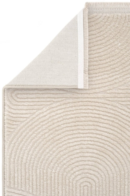 Evdeco Aden 8613 Bej Yumuşak Dokulu Salon Halısı - Bej - Evdeco