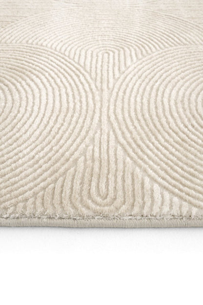 Evdeco Aden 8613 Bej Yumuşak Dokulu Salon Halısı - Bej - Evdeco