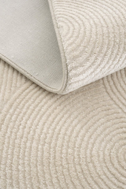 Evdeco Aden 8613 Bej Yumuşak Dokulu Salon Halısı - Bej - Evdeco