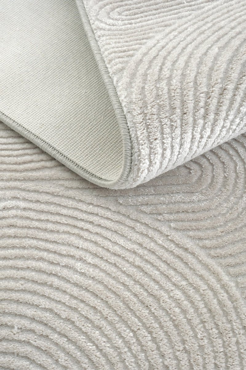 Evdeco Aden 8614 Gri Yumuşak Dokulu Salon Halısı - Gri - Evdeco