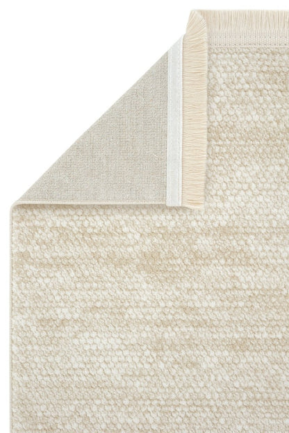 Evdeco Alya 9505 Bej Bukle Görünümlü Salon Dokuma Makine Halısı - Bej - Evdeco